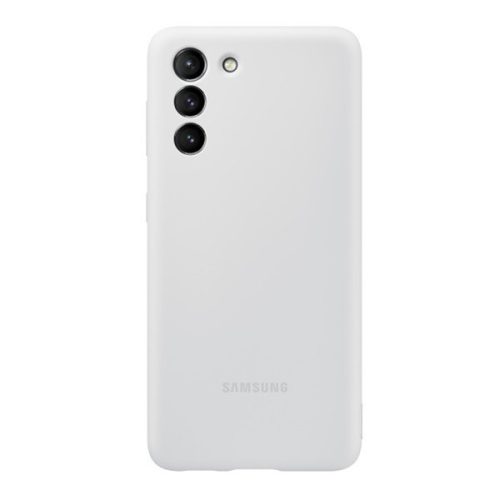 Samsung Galaxy S21 5G SM-G991, silikónové puzdro, svetlosivé, továrenské