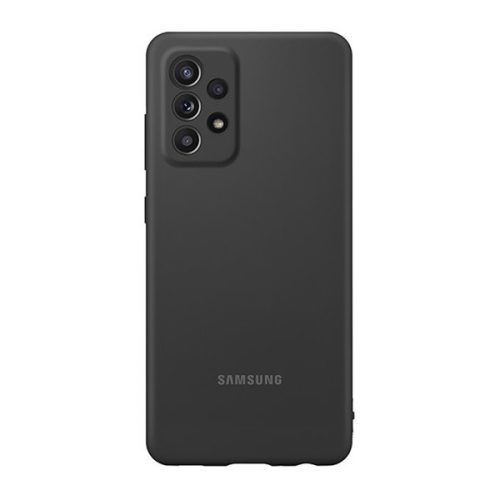 Samsung Galaxy A52 / A52 5G / A52s 5G SM-A525F / A526B / A528B, silikónové puzdro, čierne, továrenské