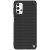Samsung Galaxy A32 5G SM-A326B, Plastový zadný kryt, silikónový rám, 3D vzor, Nillkin Textured, čierny
