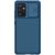 Samsung Galaxy A52 / A52 5G / A52s 5G SM-A525F / A526B / A528B, plastová zadná strana + silikónový rám, stredne odolná proti nárazu, ochrana fotoaparátu, pruhovaný vzor, Nillkin CamShield Pro, modrá