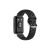 Huawei Watch Fit, silikónový zadný remienok, perforovaný, priedušný, čierny