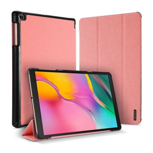 Samsung Galaxy Tab A 10.1 (2019) SM-T510 / T515, puzdro s priečinkom, Trifold, Dux Ducis Domo, ružová farba