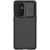 OnePlus 9 Pro, plastová zadná strana + silikónový rám, stredne odolný voči nárazom, ochrana fotoaparátu, pruhovaný vzor, Nillkin CamShield Pro, čierny