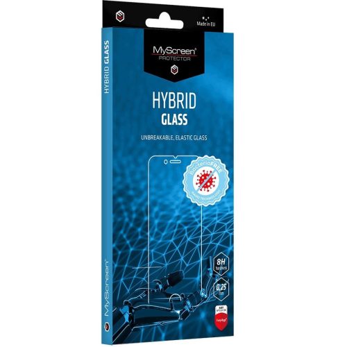 Caterpillar S62 Pro, Screen Protector, Fólia odolná proti nárazu (NEohýba sa na zahnutej časti!), MyScreen Protector, Hybridglass Antibakteriálna, Tvrdené sklo, číra