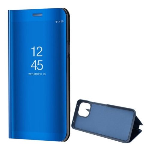 Xiaomi Mi 11 Lite / 11 Lite 5G / 11 Lite 5G NE, Bočné otváracie puzdro s indikátorom hovoru, Smart View Cover, modré (náhradný trh)