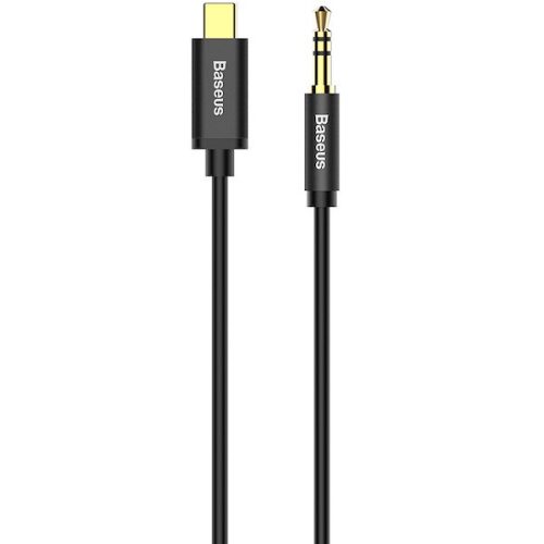 Audio kábel, USB Type-C, 1 x 3,5 mm jack, 120 cm, Baseus Yiven M01, čierny