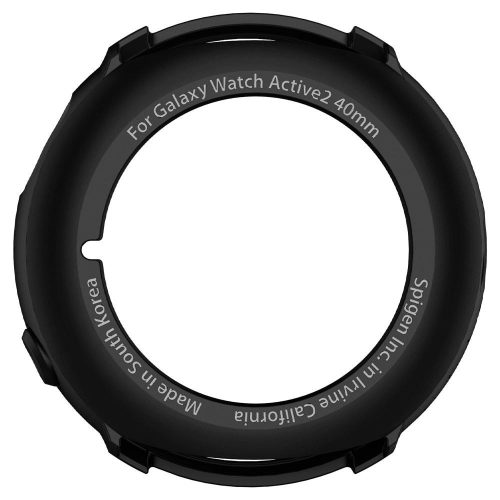 Samsung Galaxy Watch Active 2 (40 mm) SM-R830 / R835, silikónová ochrana displeja, stredne odolná proti nárazu, Spigen Liquid Air, čierna