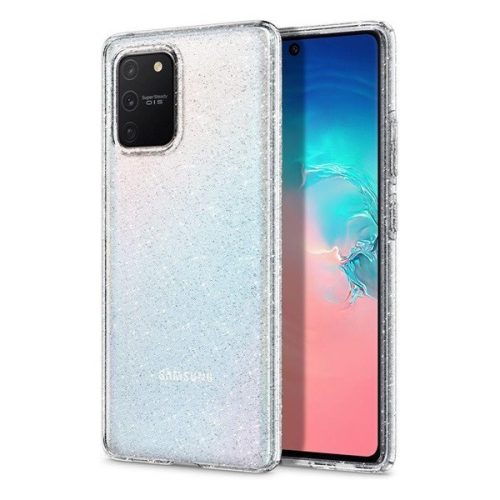 Samsung Galaxy S10 Lite SM-G770, silikónové puzdro, Spigen Liquid Crystal Glitter, priehľadné