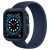 Apple Watch 4-6, SE (44 mm), Watch 7 (45 mm), Silicone Shockproof, Strapless, Spigen Rugged Armor, Navy Blue