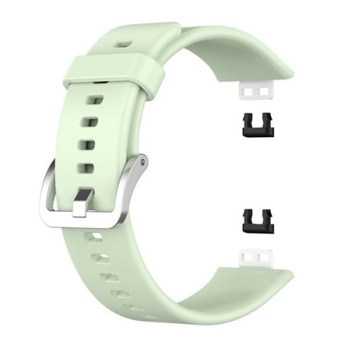 Huawei Watch Fit, silikónový remienok, nastaviteľný, svetlozelený