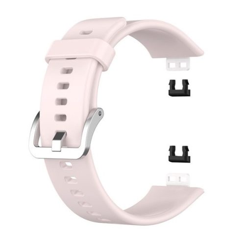 Huawei Watch Fit, silikónový remienok, nastaviteľný, ružový