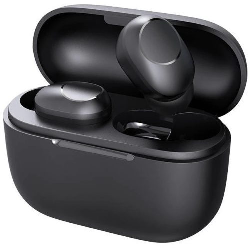 Bluetooth Stereo Headset, v5.0, TWS, nabíjací dok, vodotesný, potlačenie šumu, dotykové ovládanie, bezdrôtové nabíjanie Qi, Haylou GT5, čierny, továrenské