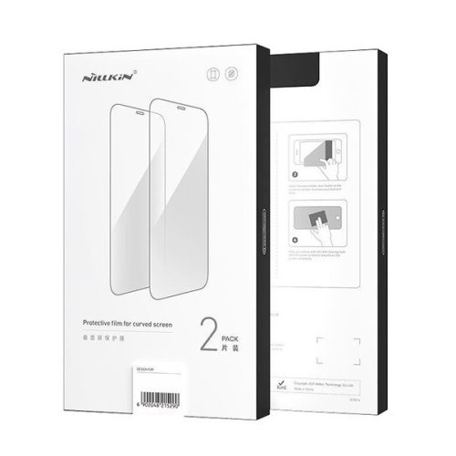 Xiaomi Mi 11 / 11 Pro / 11 Ultra, ochranná fólia displeja, nárazuvzdorná fólia (aj na zakrivenej strane!), tvrdené sklo, Case Friendly, 3D Full Cover, Nillkin, čierna, 2 ks / balenie