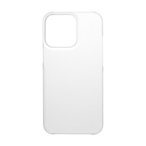 Apple iPhone 13 Pro, Plastový zadný kryt, pogumovaný, priesvitný