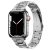 Apple Watch 1-6, SE (38 / 40 mm), kovový zadný remienok, Spigen Modern Fit, strieborná