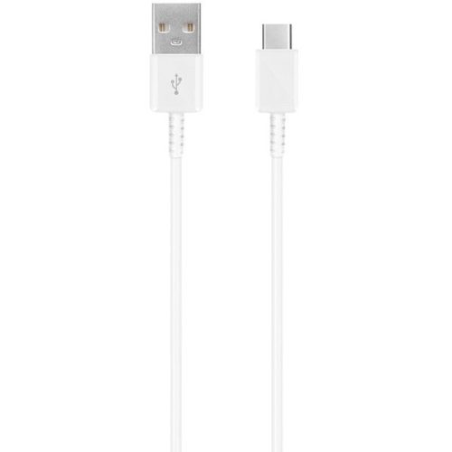 Dátový kábel USB, USB Type-C, 100 cm, Samsung, biely, továrenský,