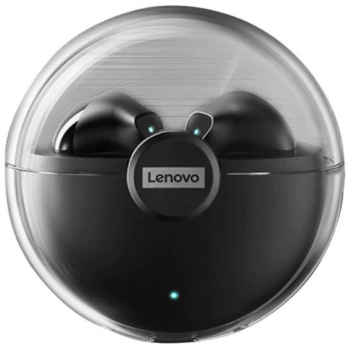 Stereo slúchadlá Bluetooth, v5.0, TWS, nabíjací dok, dotykové ovládanie, potlačenie šumu, vodotesné, odporúčané pre hráčov, Lenovo LivePods LP80, čierne, z výroby