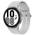 Inteligentné hodinky Bluetooth, silikónový remienok, hliníkový rám, v5.0, eSim, sledovanie aktivity a zdravotného stavu, odolné voči vode, reproduktor, Samsung Galaxy Watch 4 (44 mm) SM-R875 (LTE), strieborné, z výroby