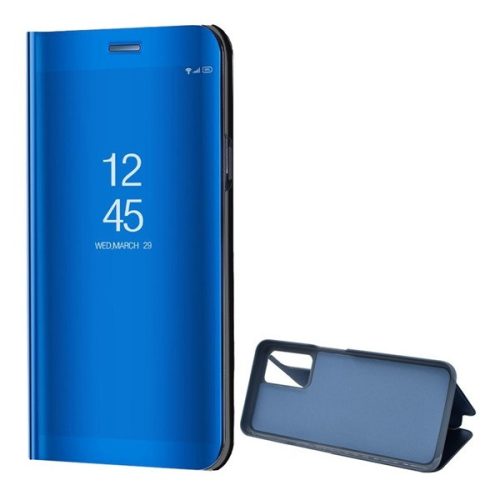 Oppo A16 / A16s / A54s / A56 5G, Bočné otváracie puzdro s indikátorom hovoru, Smart View Cover, modré (náhradný trh)