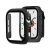 Apple Watch 7 (41 mm), Plastové ochranné puzdro s ochranným sklom na displej, stredne odolné proti nárazu, bez remienka, čierne