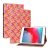 Apple iPad Mini 4 / iPad Mini (2019), puzdro s priečinkom, stojan, pletený vzor, vzorované/ružové