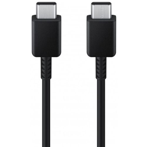 Nabíjací a dátový kábel USB Type-C, USB Type-C, 180 cm, 3000 mA, 60 W, rýchle nabíjanie, Samsung, čierny, továrenský