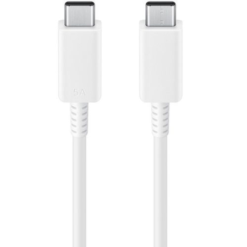 Nabíjací a dátový kábel USB Type-C, USB Type-C, 180 cm, 5000 mA, 100 W, rýchle nabíjanie, Samsung, biely, výrobný