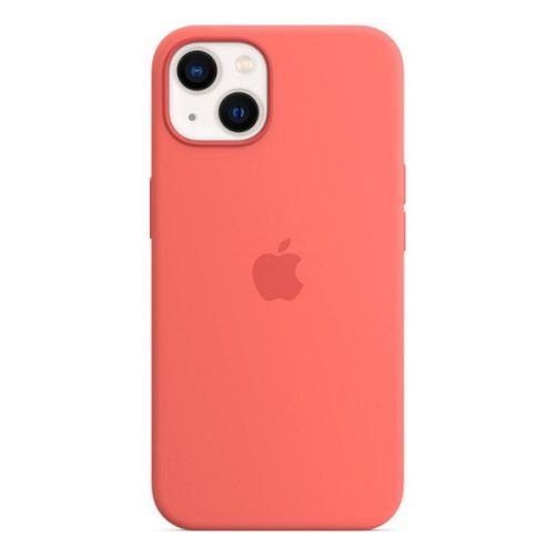 Apple iPhone 13, silikónové puzdro, kompatibilné s Magsafe, ružové, výrobné