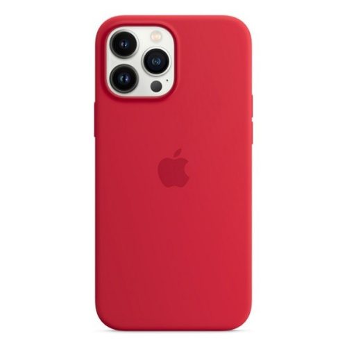 Apple iPhone 13 Pro Max, silikónové puzdro, kompatibilné s Magsafe, červené, továrenské