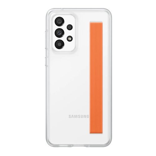 Samsung Galaxy A33 5G SM-A336B, silikónové puzdro s remienkom na ruku, priehľadné, továrenské