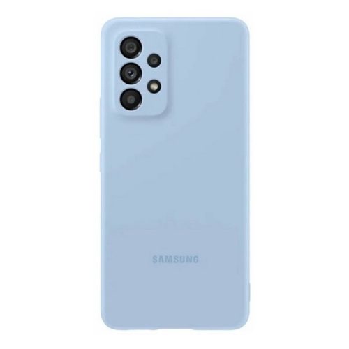 Samsung Galaxy A53 5G SM-A536U, silikónové puzdro, svetlomodré, továrenské