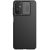 Samsung Galaxy M52 5G SM-M526B, Plastový zadný kryt, stredne odolný proti nárazu, ochrana fotoaparátu, pruhovaný vzor, Nillkin CamShield, čierny
