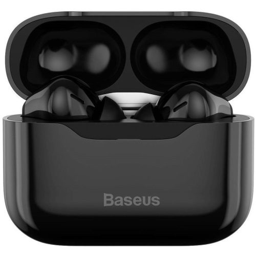 Bluetooth stereo slúchadlá, v5.1, TWS, nabíjací port, dotykové ovládanie, potláčanie šumu, Baseus Simu S1, čierna