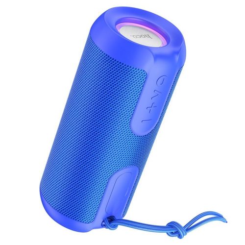 Prenosný reproduktor Bluetooth, 2 x 5 W, v5.1, vstavané FM rádio, čítačka TF kariet, zásuvka USB, 3,5 mm, klip-on, vodotesný, Hoco BS48 Artistic, modrý