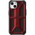 Apple iPhone 13, Plastový zadný kryt, silikónová vnútorná strana, stredný náraz, UAG Monarch, červená