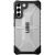 Samsung Galaxy S22 Plus 5G SM-S906, plastový zadný kryt, silikónová vnútorná strana, stredne odolný proti nárazu, vzor voštiny, UAG Plasma, priesvitný