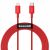 Nabíjací a dátový kábel USB Type-C, Lightning, 200 cm, 20 W, proti otrasom, rýchle nabíjanie, PD, Baseus Superior, CATLYS-C09, červená