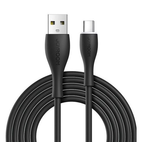 Nabíjací a dátový kábel USB, USB Type-C, 200 cm, 3000 mA, s ochranou proti otrasom, rýchle nabíjanie, Joyroom Bowling M8, S-2030M8, čierny