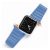 Apple Watch 1-6, SE (38 / 40 mm) / Watch 7 (41 mm), silikónový zadný remienok, magnetické zapínanie, reťaz Dux Ducis, modrá