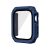Apple Watch 4-6, SE (40 mm), Plastový ochranný kryt s ochranným sklom displeja, stredne odolný proti nárazu, bez remienka, tmavomodrý
