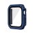 Apple Watch 1-3 (42 mm), Plastové ochranné puzdro s ochranným sklom na displej, stredne odolné proti nárazu, bez remienka, tmavomodré