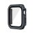 Apple Watch 1-3 (38 mm), Plastové ochranné puzdro s ochranným sklom na displej, stredne odolné proti nárazu, bez remienka, sivé