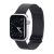 Apple Watch 1-6, SE, SE (2022) (42 / 44 mm) / Watch 7-8 (45 mm) / Watch Ultra (49 mm), kovový zadný remienok, magnetická spona, milánsky štýl, Dux Ducis Milanese, čierna