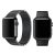 Apple Watch 1-6, SE (38/40 mm), Nastaviteľný kovový remienok, Devia Elegant Link, čierny