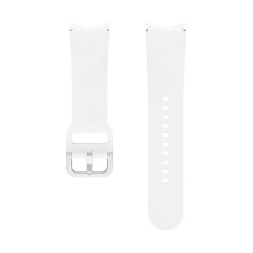 Samsung Galaxy Watch 5 (40 / 44 mm) / Watch 5 Pro, silikónový remienok, veľkosť S / M, nastaviteľný, antiperspirant, športový, biely, z výroby