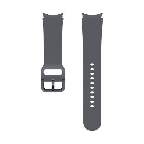 Samsung Galaxy Watch 5 (40 / 44 mm) / Watch 5 Pro, silikónový remienok, veľkosť M / L, nastaviteľný, antiperspirant, športový, sivý, továrenský