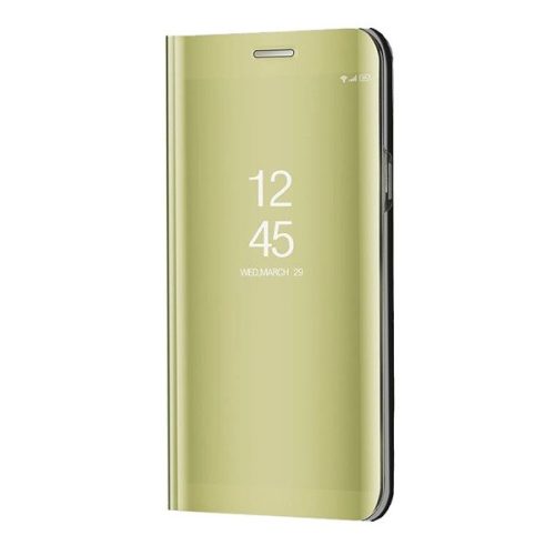 Sony Xperia 5 II, puzdro s bočným otváraním a indikátorom hovoru, kryt Smart View Cover, zlatý (náhradný trh)