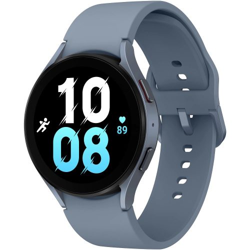 Inteligentné hodinky Bluetooth, silikónový remienok, hliníkový rám, v5.2, eSim, sledovanie aktivity a zdravia, vodotesné, reproduktor, Samsung Galaxy Watch 5 (44 mm) SM-R915 (LTE), modré, z výroby