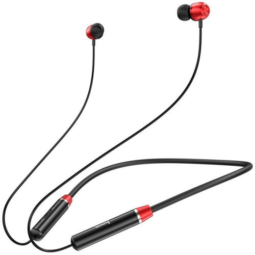 Bluetooth stereo slúchadlá, v5.0, na šport, mikrofón, funkčné tlačidlo, Hoco ES53 Coolway, čierna/červená