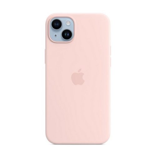 Apple iPhone 14 Plus, silikónové puzdro, kompatibilné s Magsafe, ružové, výrobné